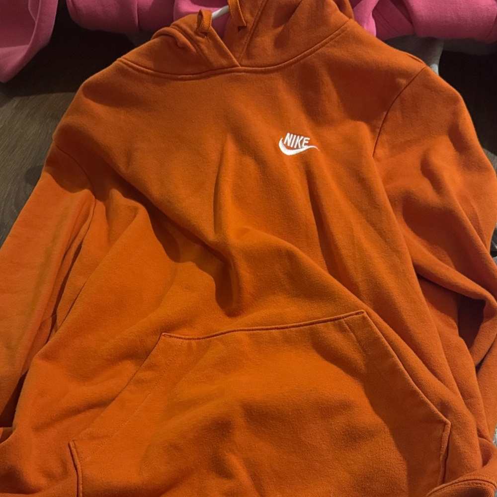 Nike Vibrant Orange Pullover Hoodie